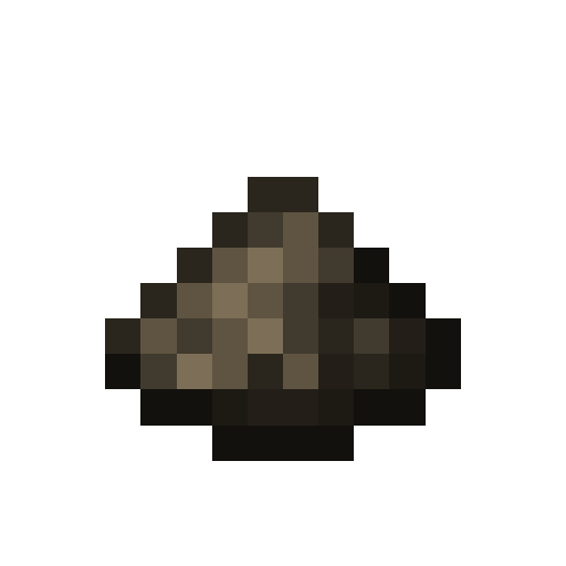 Small Pile of Charcoal Dust