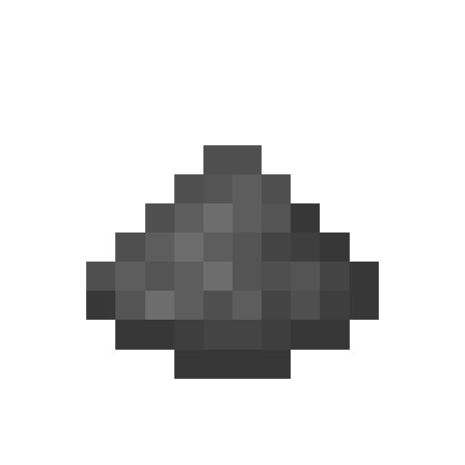 Small Pile of Dark Ashes